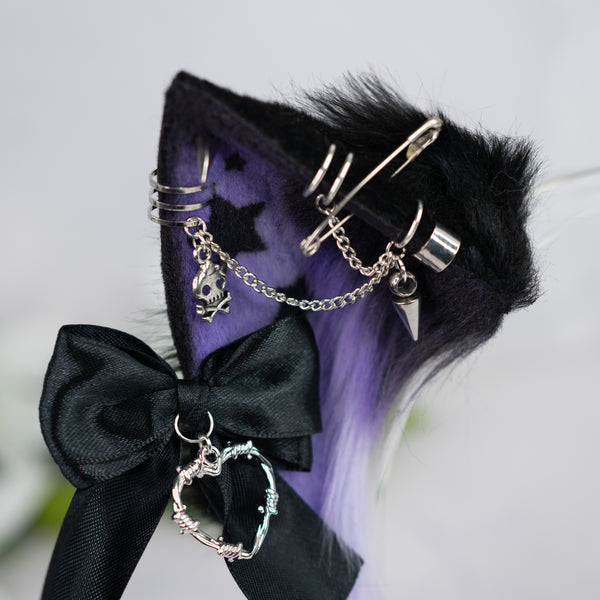 Emo/Scene cat ears (light purple)