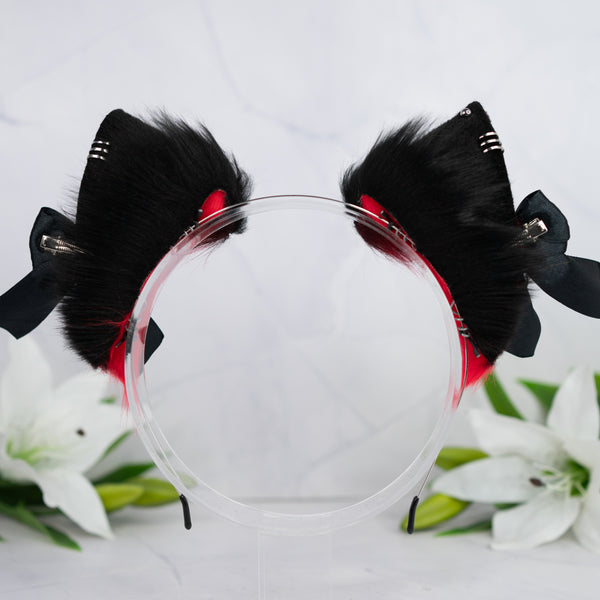 Emo/Scene cat ears (red)