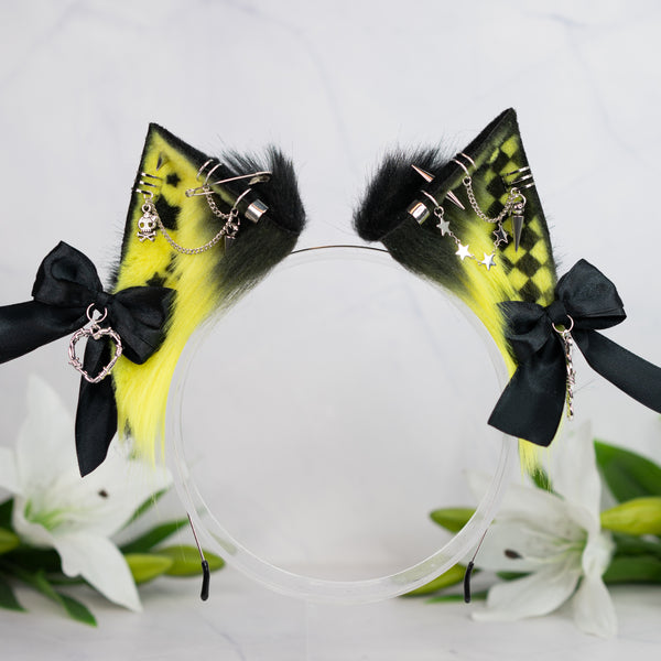 Scene cat ears (UV yellow)