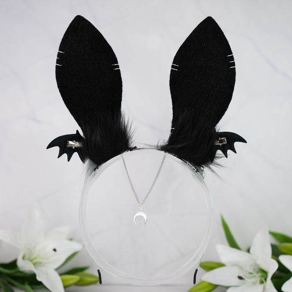 Goth bunny ears