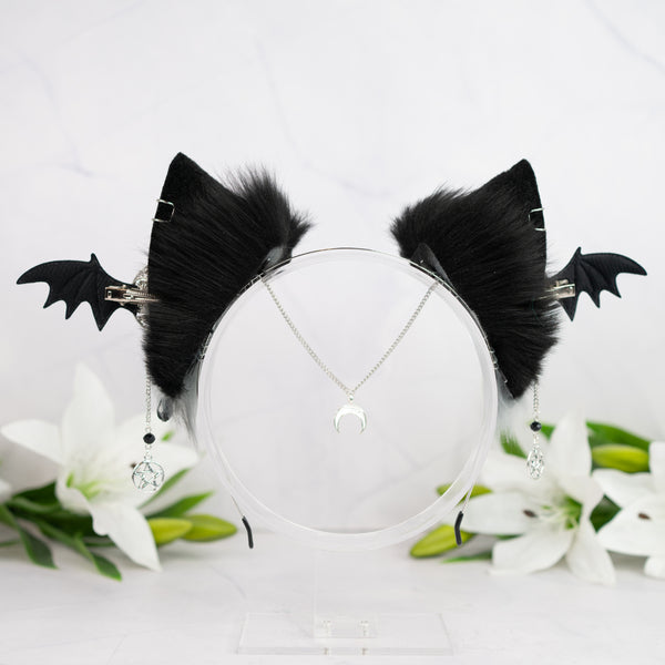 Goth cat ears