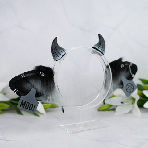 Goth cow ears