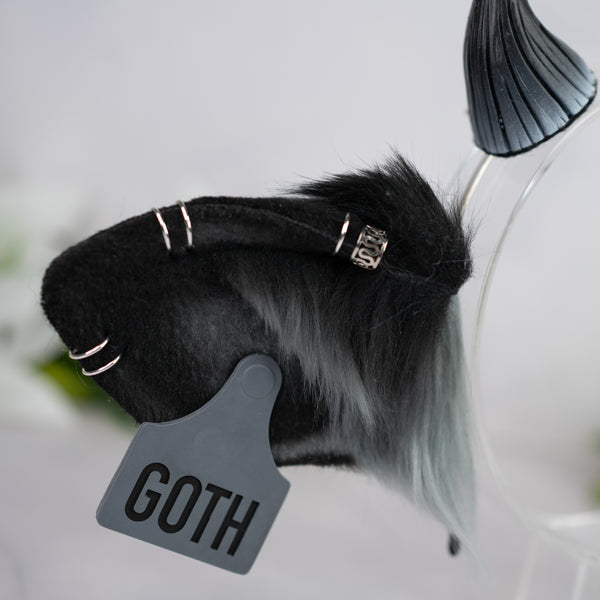Goth cow ears