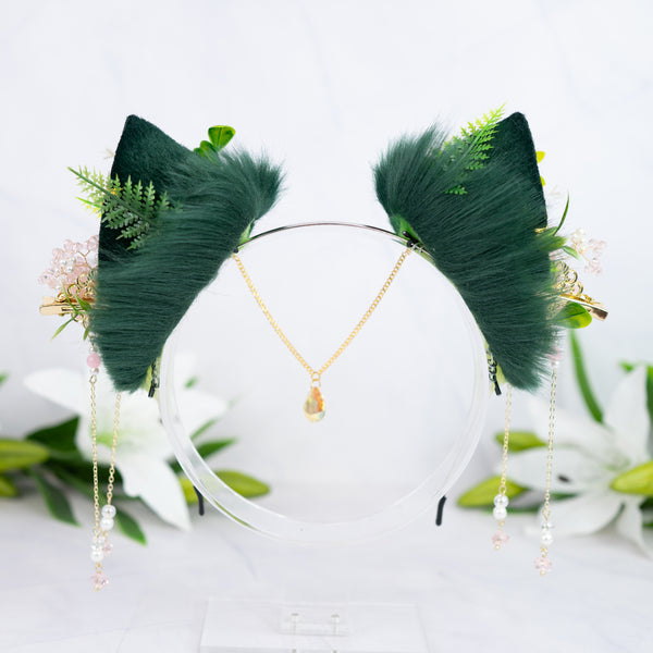 Guardian of the Forest Cat ears (with jewelry)