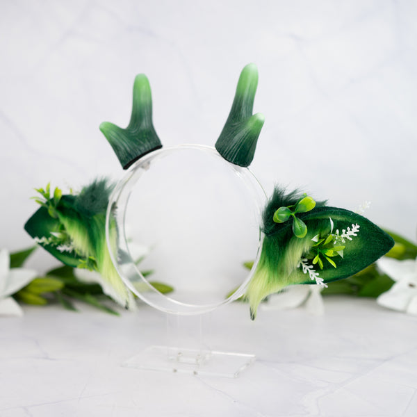 Guardian of the Forest Deer ears with antlers