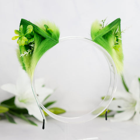 Guardian of the Forest kitten ears (Light green)