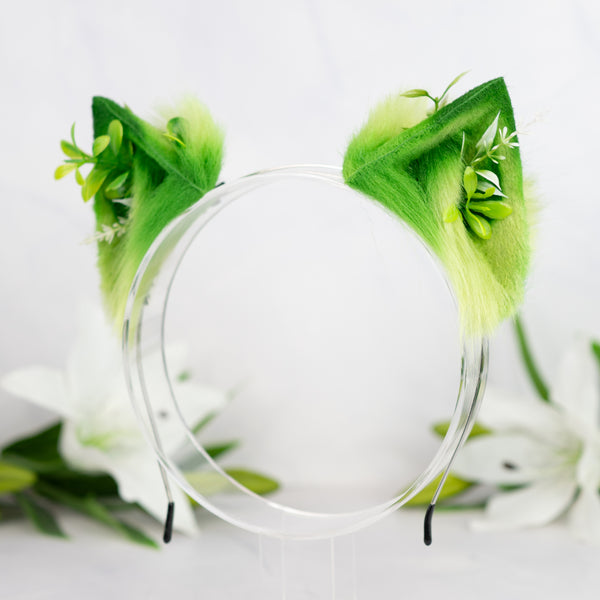 Guardian of the Forest kitten ears (Light green)