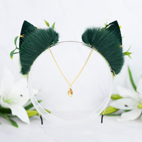 Guardian of the Forest kitten ears (with jewelry)