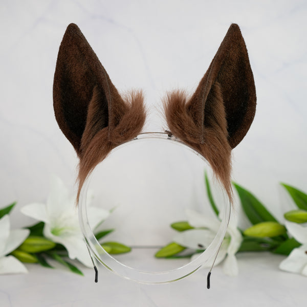Horse / Pony ears - Dark brown