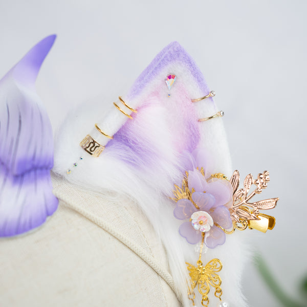 Infernal lilac blossom cat ears