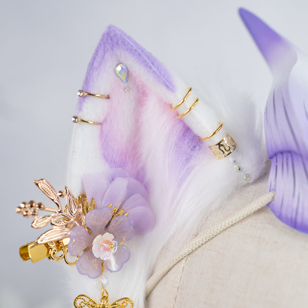 Infernal lilac blossom cat ears