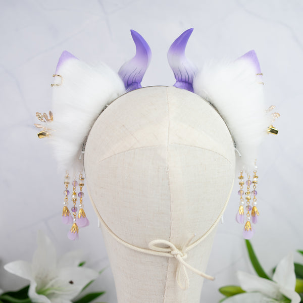 Infernal lilac blossom cat ears