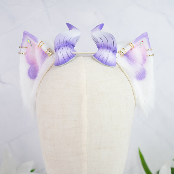 Infernal lilac blossom cat ears