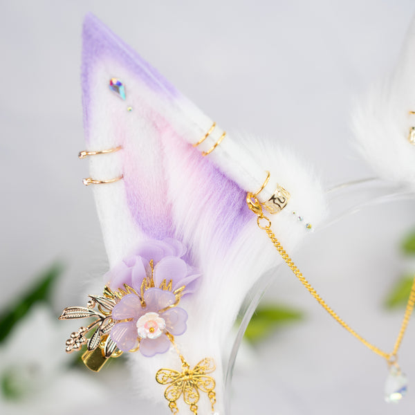 Lilac blossom fox ears