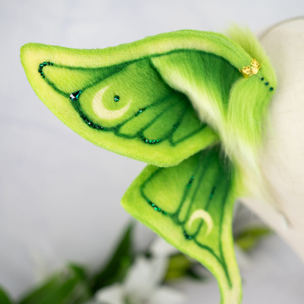 Luna Moth inspired Headpiece