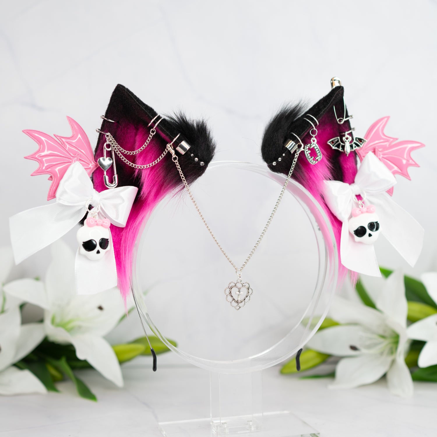 Monster High (Draculaura) inspired cat ears