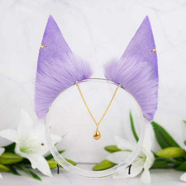 Pastel galaxy fox ears (Lilac/pink)