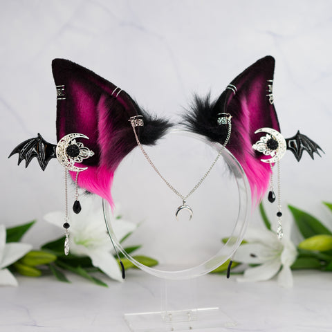 Pink bat ears