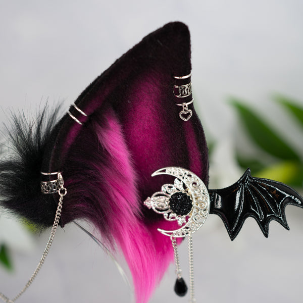 Pink bat ears