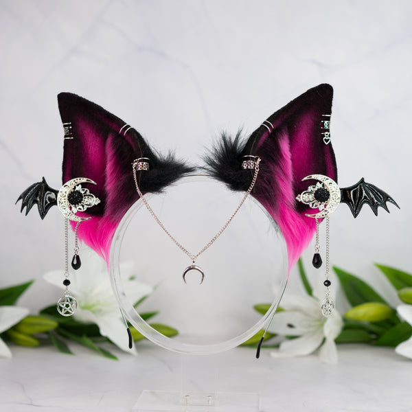 Pink bat ears