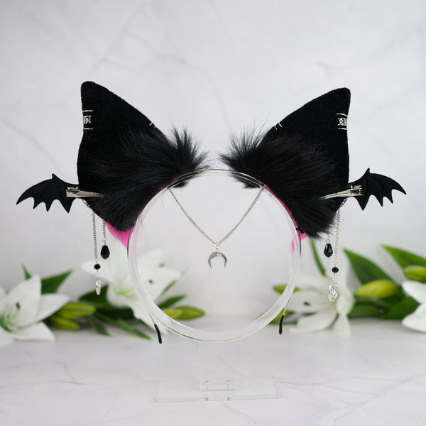 Pink bat ears
