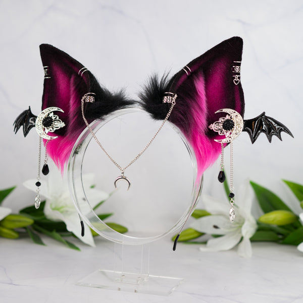 Pink bat ears