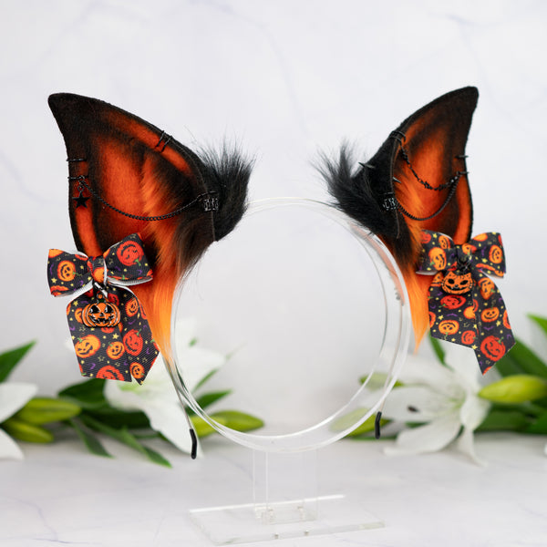 Pumpkin bat ears