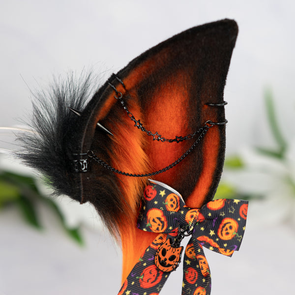 Pumpkin bat ears