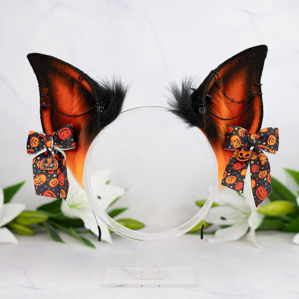 Pumpkin bat ears