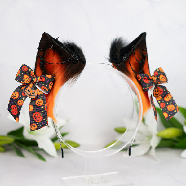 Pumpkin cat ears