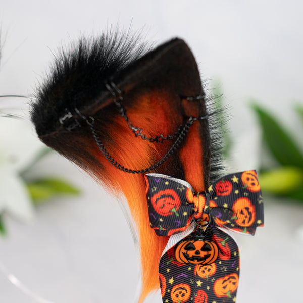 Pumpkin cat ears