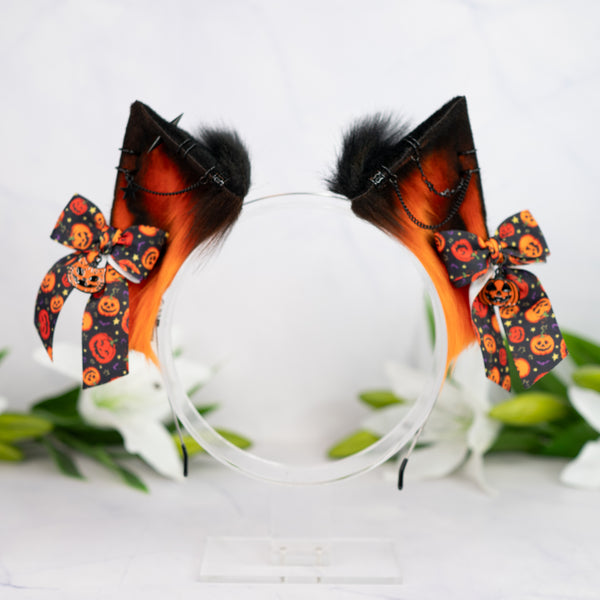 Pumpkin cat ears