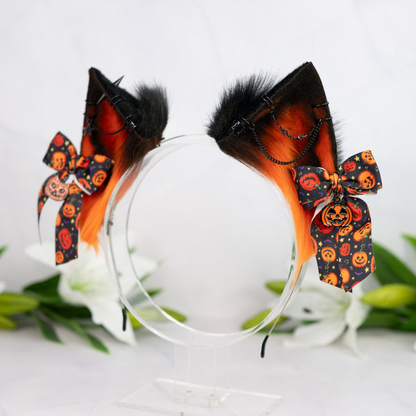 Pumpkin cat ears