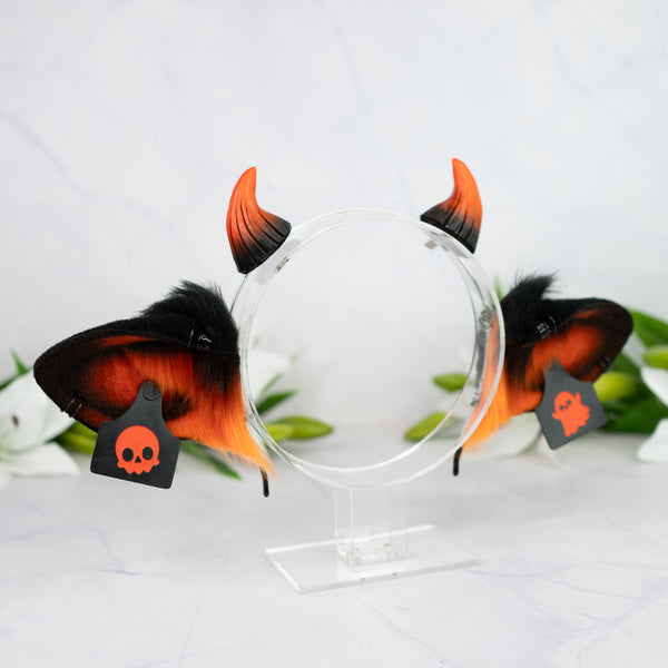 Pumpkin cow ears