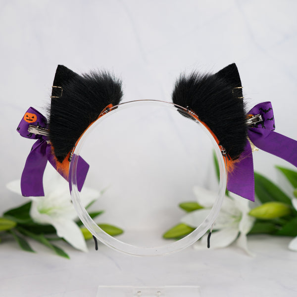 Pumpkin kitten ears (gold jewelry)