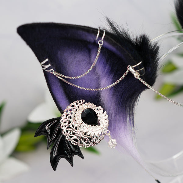 Purple bat ears