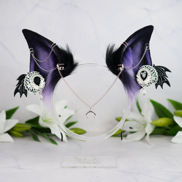 Purple bat ears