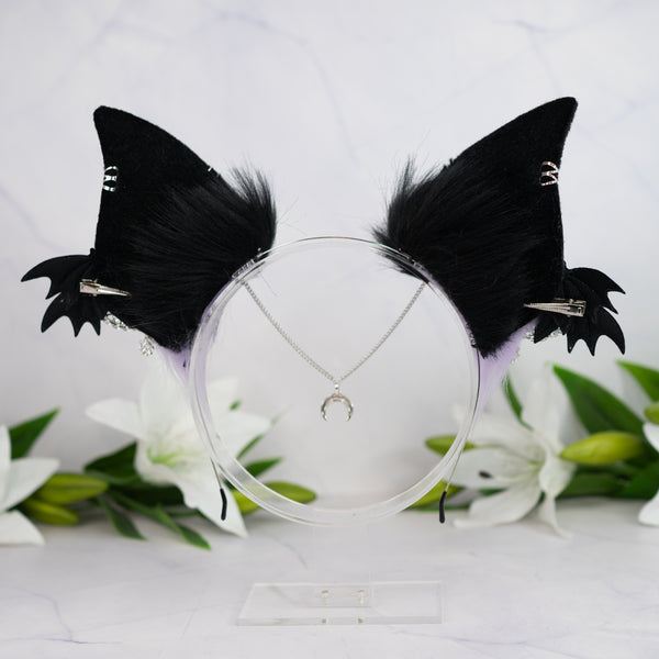 Purple bat ears