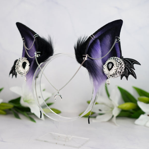 Purple bat ears