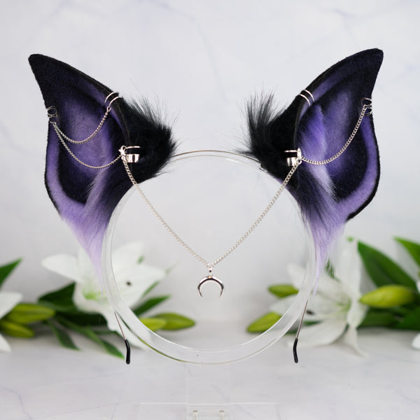 Purple bat ears