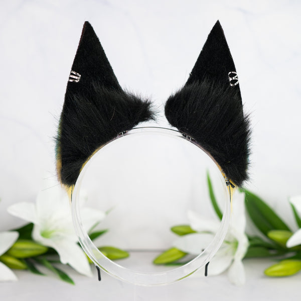 Rainbow fox ears