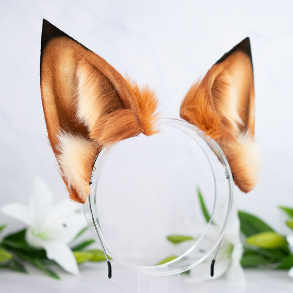Natural realistic fox ears