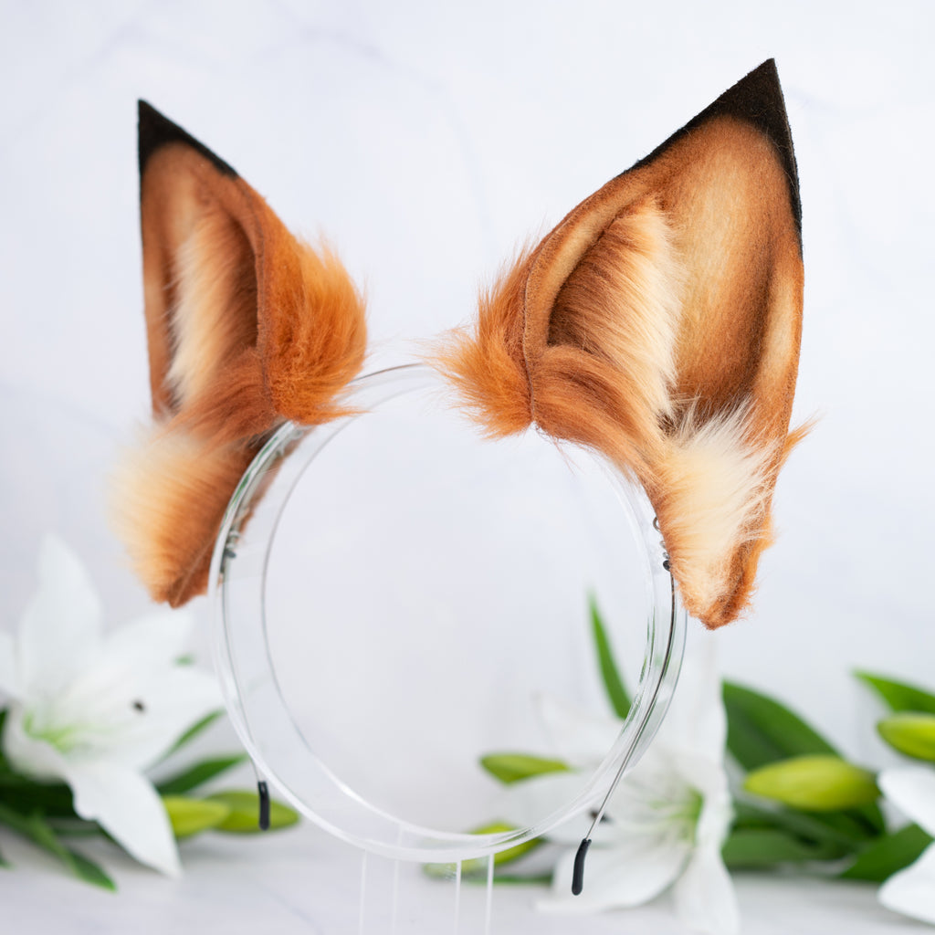 Natural realistic fox ears – lumitales