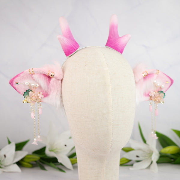 Sakura Deer ears with antlers