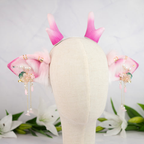 Sakura Deer ears with antlers