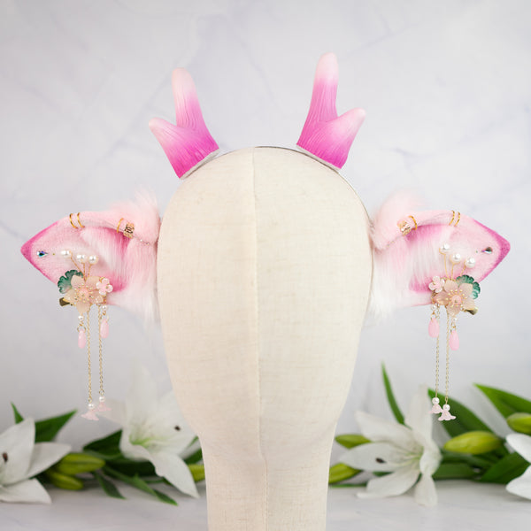 Sakura Deer ears with antlers