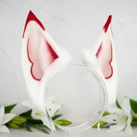Shrine kitsune ears without accessiores