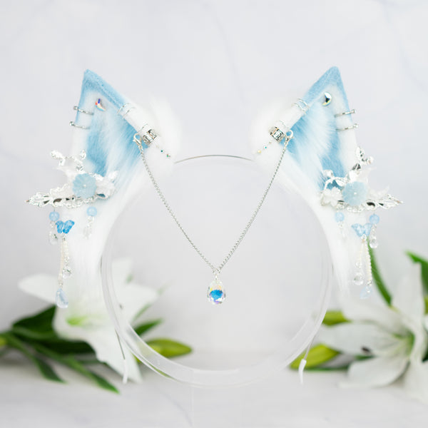 Silver Luna cat ears