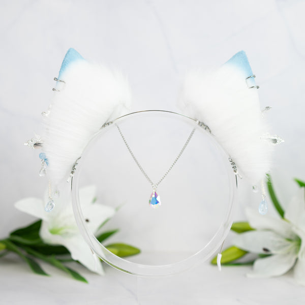 Silver Luna cat ears