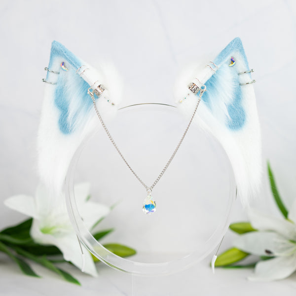 Silver Luna cat ears